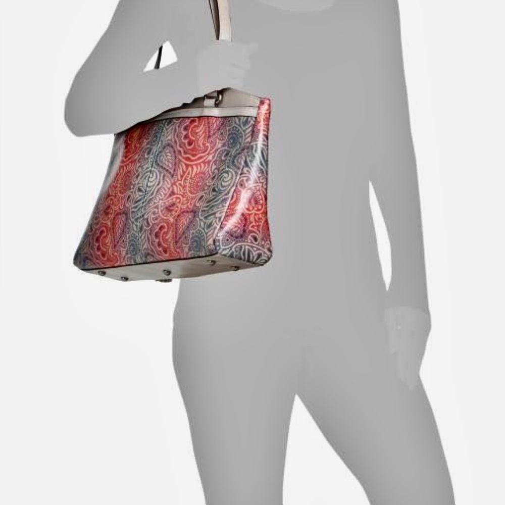 NWT~ Patricia Nash Ombre Paisley Tote Bag/100% Genuine Cowhide Leather